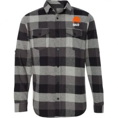 Unisex Long Sleeve Plaid Flannel Shirt