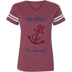 Ladies Relaxed Fit Vintage Sports Tee