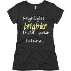 Ladies Slim Fit Super Soft Triblend Tee