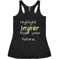 Ladies Slim Fit Super Soft Racerback Triblend Tank