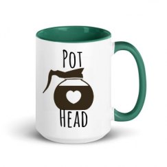 15oz Ceramic Mug with Color Inside