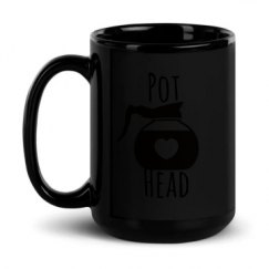 15oz Black Glossy Mug