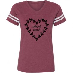 Ladies Relaxed Fit Vintage Sports Tee