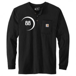 Unisex Carhartt Long Sleeve Henley Tee 