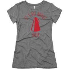 Ladies Slim Fit Super Soft Triblend Tee