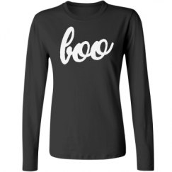Ladies Relaxed Fit Basic Long Sleeve Tee