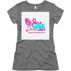Ladies Slim Fit Super Soft Triblend Tee