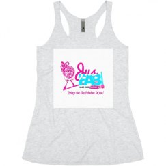 Ladies Slim Fit Super Soft Racerback Triblend Tank