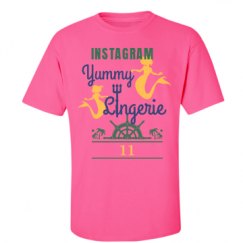 Unisex Ultra Cotton Safety Neon Crewneck Tee