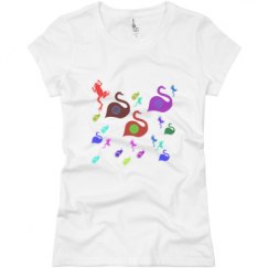 Ladies Slim Fit Basic Promo Jersey Tee