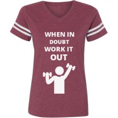 Ladies Relaxed Fit Vintage Sports Tee