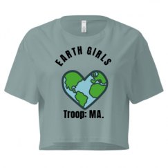 Ladies Festival Cali Crop Top Tee