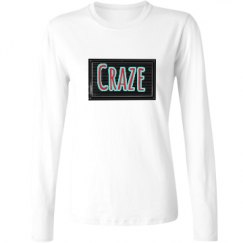 Ladies Relaxed Fit Basic Long Sleeve Tee