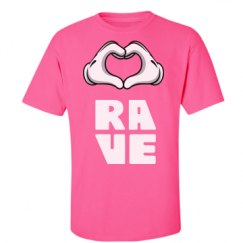 Unisex Ultra Cotton Safety Neon Crewneck Tee