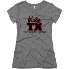 Ladies Slim Fit Super Soft Triblend Tee