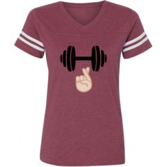 Ladies Relaxed Fit Vintage Sports Tee