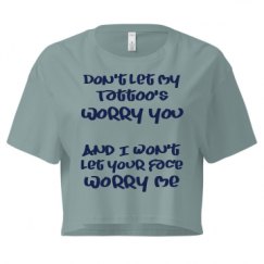 Ladies Festival Cali Crop Top Tee