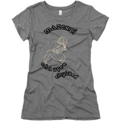 Ladies Slim Fit Super Soft Triblend Tee
