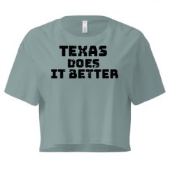 Ladies Festival Cali Crop Top Tee