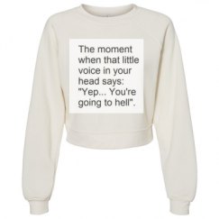 Women's Raglan Pullover Fleece