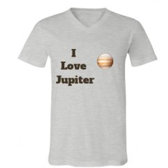 Unisex V-Neck Jersey Tee