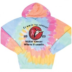 Unisex Tie-Dye Fleece Hoodie