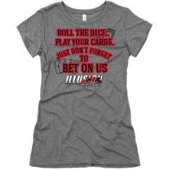 Ladies Slim Fit Super Soft Triblend Tee