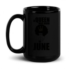15oz Black Glossy Mug