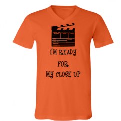 Unisex V-Neck Jersey Tee