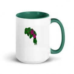 15oz Ceramic Mug with Color Inside