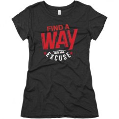 Ladies Slim Fit Super Soft Triblend Tee