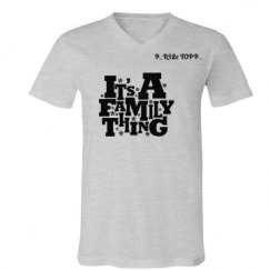 Unisex V-Neck Jersey Tee