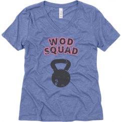 Ladies Relaxed Fit Super Soft Triblend V-Neck Tee