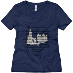 Ladies Relaxed Fit V-Neck Tee