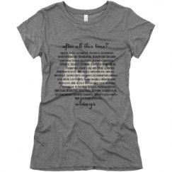 Ladies Slim Fit Super Soft Triblend Tee
