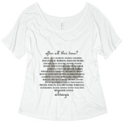 Ladies Flowy Slouchy Tee