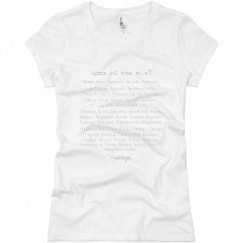 Ladies Slim Fit Basic Promo Jersey Tee