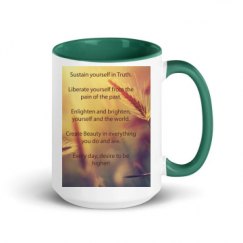 15oz Ceramic Mug with Color Inside