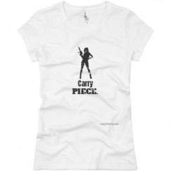 Ladies Slim Fit Basic Promo Jersey Tee