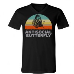 Unisex V-Neck Jersey Tee