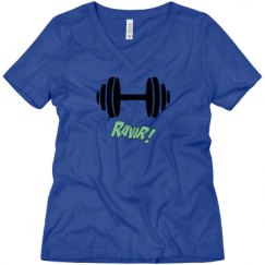 Ladies Relaxed Fit V-Neck Tee
