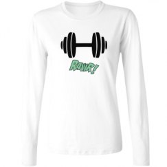 Ladies Relaxed Fit Basic Long Sleeve Tee