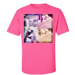 Unisex Ultra Cotton Safety Neon Crewneck Tee