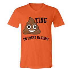 Unisex V-Neck Jersey Tee