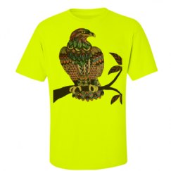 Unisex Ultra Cotton Safety Neon Crewneck Tee