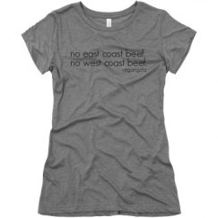 Ladies Slim Fit Super Soft Triblend Tee