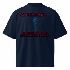 Unisex Organic Oversized High Neck T-Shirt