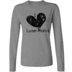 Ladies Relaxed Fit Basic Long Sleeve Tee