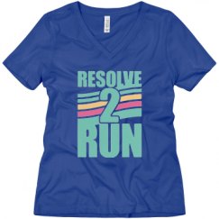 Ladies Relaxed Fit V-Neck Tee