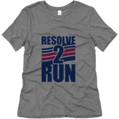 Ladies Relaxed Fit Super Soft Triblend Tee